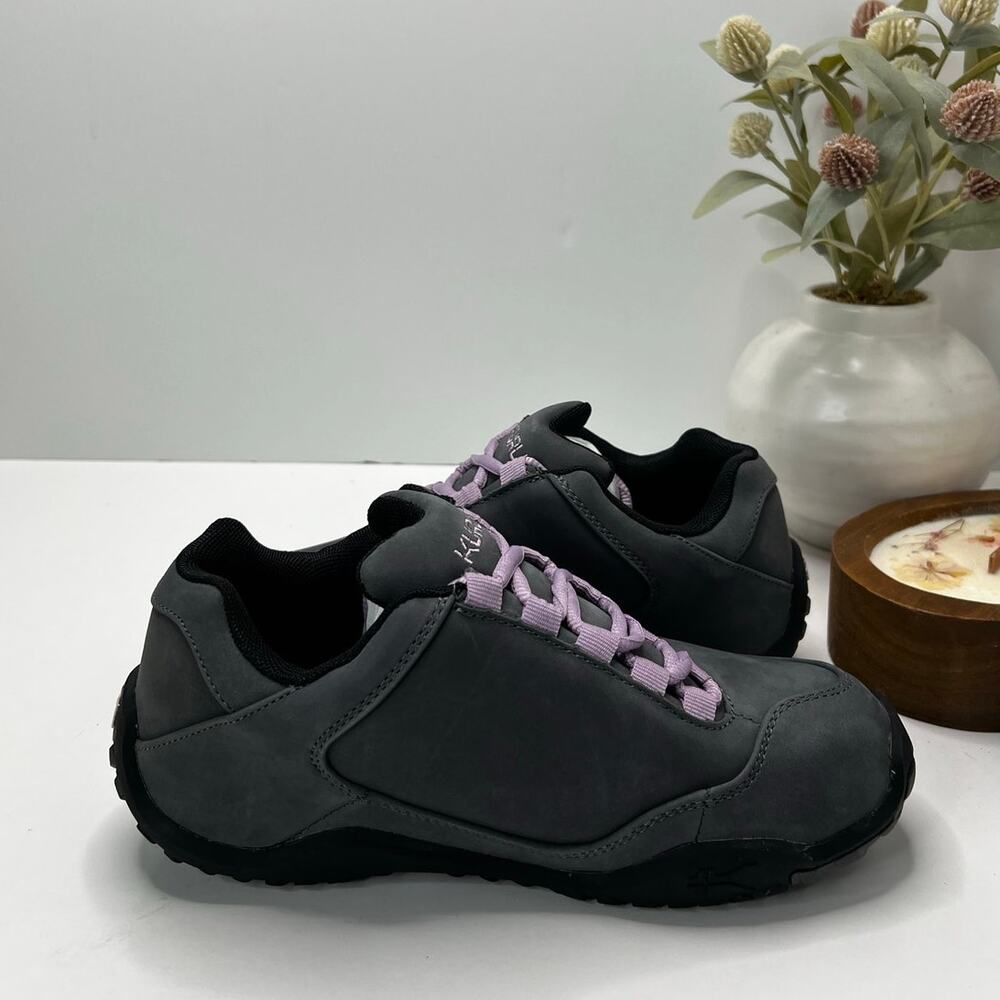 Kuru Chicane Trail Hiking Comfort Sneaker Smoke Gray/Black/Violet Women 6W NWB - Picture 6 of 11